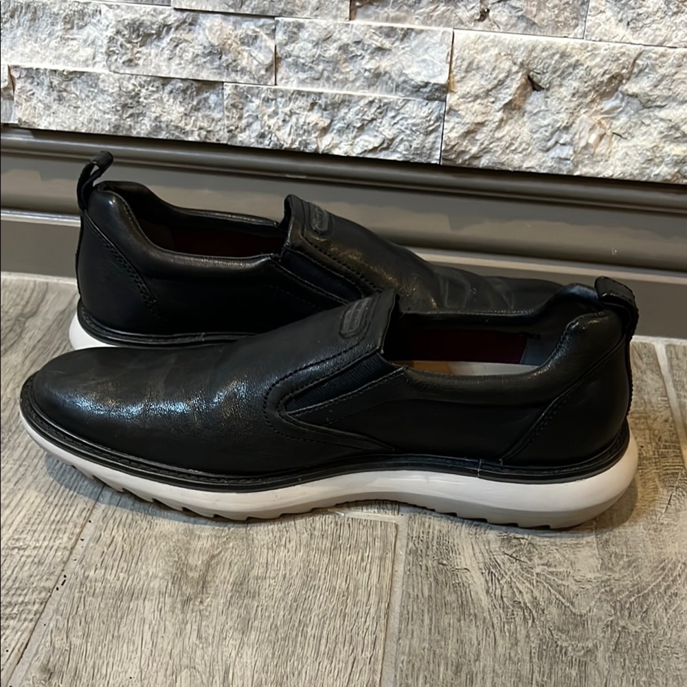 Mark Nason Black Slip-On Leather Loafers size 9 1/2 - Picture 7 of 13